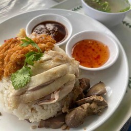 ข้าวมันไก่รวม ต้ม+ทอด