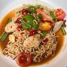 ตำมาม่าหมูยอ