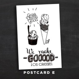Postcard E ลาย Good Icecream