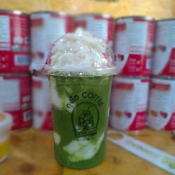 มะพร้าวปั่นนมสดชาเขียว