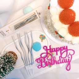 3.เทียนเกลียวสีเงิน