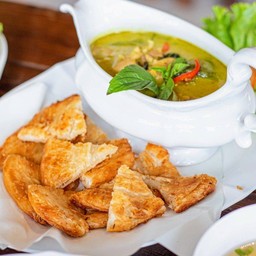 โรตีแกงเขียวหวาน