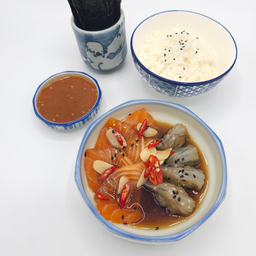 M04 - แซลมอน + กุ้งดอง