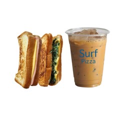 ชุดแซนวิชย่าง + เครื่องดื่ม