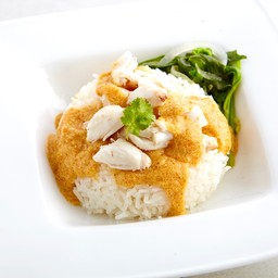 ข้าวหน้าปูผงกะหรี่