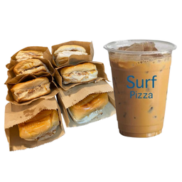 ชุดขนมปังปิ้ง แบบก้อน + เครื่องดื่ม