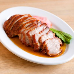 เป็ดย่างฮ่องกง ักบหมูแดงย่าง จานใหญ่