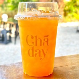 น้ำส้มคั้นสดเย็น