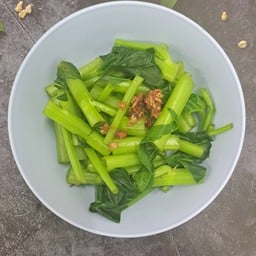 ผักบุ้งลวก