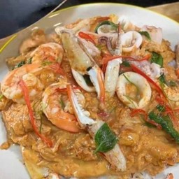 ห่อหมกไข่ข้นราดข้าว