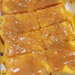 ขนมปังแผ่นปิ้ง เนยสด คาราเมล (ชุด2แผ่น)