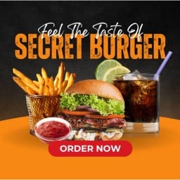 Secret Burger ไอยราฟู๊ดคอร์ท