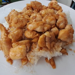 ข้าวไก่กระเทียม