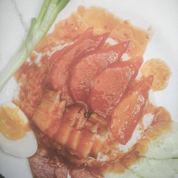ข้าวหมูแดงหมูกรอบ