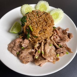ข้าวหมกเรือเนื้อริบอาย