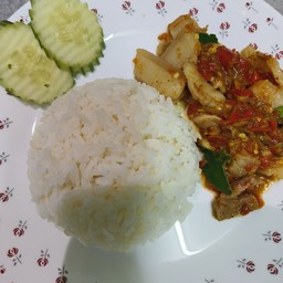 หมูสามชั้นพริกแกง