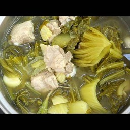 ซี่โครงหมูต้มผักกาดดอง (เปรี้ยว)