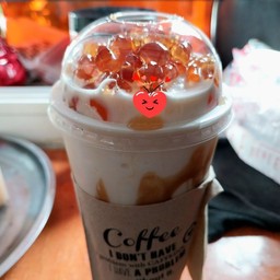 นมสดคาราเมลปั่นเพิ่มบุก