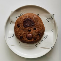 Triple Dark Chocolate Soft Cookies