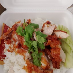 ข้าวไก่ทอด