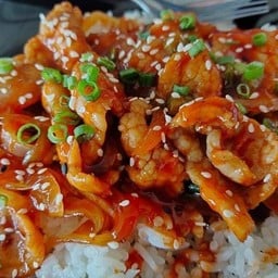 ข้าวหมูเกาหลี(บูโกกิ) - ฟรีมิโซะซุป