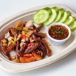 เนื้อแดดเดียวทอด