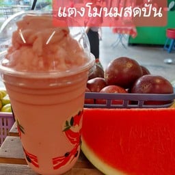 แตงโมนมสดปั่น