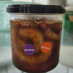 ดูโอแซลม่อนกุ้งดองซีอิ๊ว