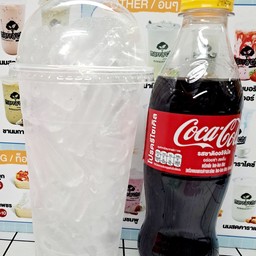 โค๊กออริจินัล +น้ำแข็งเปล่า 1 แก้ว