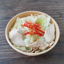 กับข้าว อกไก่ผัดกะหล่ำปลีทอดน้ำปลา Low Sodium