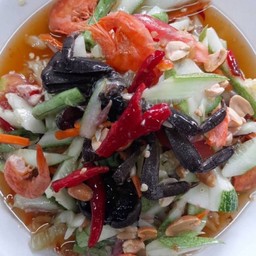 ส้มตำแตงไทยปู