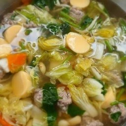 แกงจืดเต้าหู้ไข่(กับข้าว)