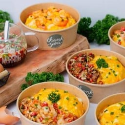 ⭐️ข้าวกล่อง พุงกาง👍 ตามสั่ง ตามใจ⭐️ข้าวไข่ข้น ผัดกระเพรา คั่วพริกเกลือ