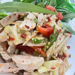 ส้มตำปลาร้า หมูยอ