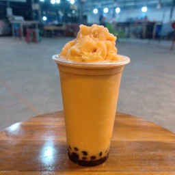 นมหมี ชาเย็น ปั่น