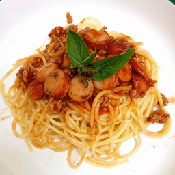 สปาเก็ตตี้ซอสมะเขือเทศ