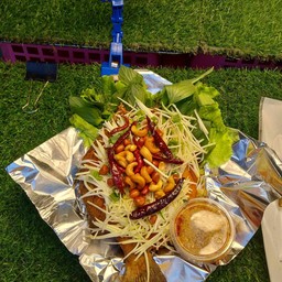 ปลากะพงลุยสวน