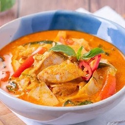 แกงหน่อไม้ดอง + ข้าวสวย