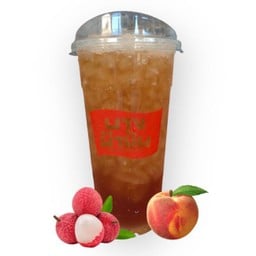 ชาพีชลิ้นจี่ Peach&Lychee Tea 22Oz