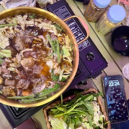 ชาบูน้ำหม่าล่า ( พิเศษ ) มีถ้วย ตะเกียบ ช้อน พร้อมทาน