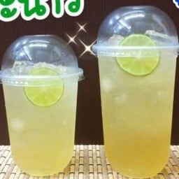 มะนาวโซดาแก้วใหญ่