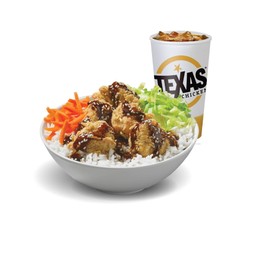 [อร่อยซ่ากับโค้ก] ชุดข้าวไก่กรอบเทอริยากิ