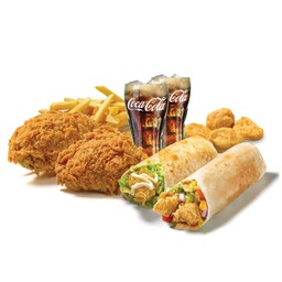 [อร่อยซ่ากับโค้ก] ชุดซุปเปอร์สตาร์คอมโบ (Superstar combo)