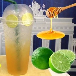 มะนาวน้ำผึ้งโซดาแก้วเล็ก