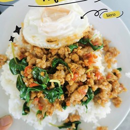 ข้าวกระเพราหมูสับ