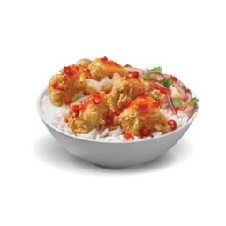 ข้าวยำไก่กรอบ