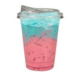 นมยูนิคอร์น (นมมิ้นท์+นมชมพู)