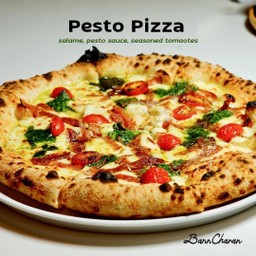 Pesto pizza