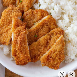 ข้าวราดไก่กรอบ