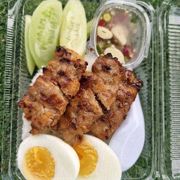 ข้าวหมูโบราณพริกน้ำปลาแซ่บสุด